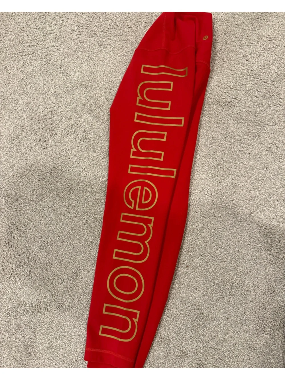 lululemon Lunar New Year Dark Red HR 25” leggings - Picture 5 of 6
